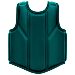 Protector de pecho con forro transpirable que garantiza la comodidad durante las largas sesiones de artes marciales. Protector de pecho con forma ergonómica. - Product Image 1