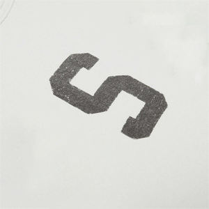 Camisetas de algodón para hombre, peso pesado y de gran tamaño con logotipo de impresión personalizado, color sólido y camisetas sueltas para hombre - Product Image 5