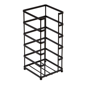 Porte-mouchoirs en métal à fil rond en laiton AK en poudre noire revêtue de grande capacité pour ustensiles de cuisine/décor de table - Product Image 2