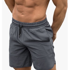 Men's High Street Gym Shorts Custom Made Slim Fit Elastic Waist Design Breathable Material Solid Convenient Pockets for Workout - Product Image 5