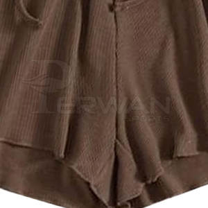 Pantalones cortos transpirables de color sólido para mujer, ropa de calle de diseño personalizado, pantalones cortos de gran tamaño para mujer - Product Image 5