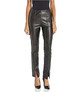 Высококачественные кожаные брюки женские брюки из искусственной кожи утепленные брюки с высокой талией леггинсы push up PU Леггинсы