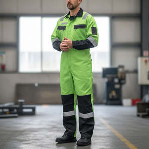 Overol Reflectante Personalizable para Hombre, Ropa de Trabajo de Alta Seguridad, Traje de Construcción para Electricistas - Product Image 1