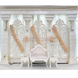 Marco de escenario de boda americana, marco de escenario de estilo ventana, marco blanco de ensueño, acabado blanco - Product Image 1