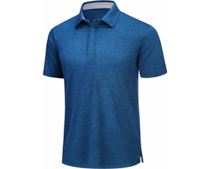 Logo personnalisé imprimé anti-rides 100% polyester hommes été Slim Fit uniforme de travail pour chemise - Product Image 1