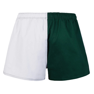 Shorts de rugby pour hommes en polyester 100 % uni, logo personnalisé, respirant, antibactérien, séchage rapide, vêtements d'équipe, tailles plus grandes disponibles - Product Image 2