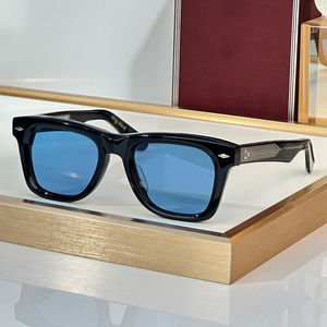 Gafas de Sol JMM Luxury Designer <span class=keywords><strong>2001</strong></span> a <span class=keywords><strong>SPACE</strong></span> <span class=keywords><strong>ODYSSEY</strong></span> con Armazón Cuadrado de Bioacetato, Lentes Polarizadas UV400 Hechas a Mano con Logotipo - Product Image 3