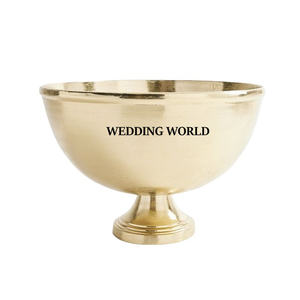 ชามช็อคโกแลตอลูมิเนียมสีทองงานแฮนด์เมดดีไซน์สวยชามช็อคโกแลตแฟนซีสไตล์คลาสสิก - Product Image 1