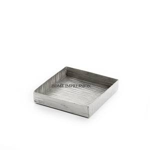 Plateau de service moderne de luxe en aluminium plaqué or HOME IMPRESSION HI-3358, fait main, thème fruits, pour mariage, maison, hôtel, résistant à la chaleur - Product Image 2