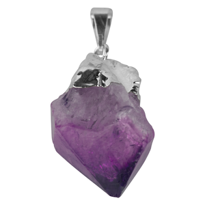 จี้คริสตัลสโมคกี้พอยต์ชุบไฟฟ้าแบบดิบ (ขายส่ง) - Product Image 3