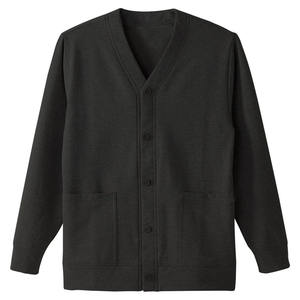 Mens Womens <b>Magnetic</b> <b>Button</b> Adaptive Two Pocket Fleece 100% Cotton Needle Detection Patient Gown Long Sleeves Ribbed Hospital - Product Image 1