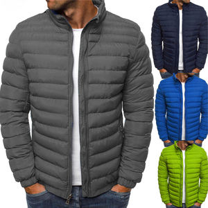 Chaqueta de invierno de lana acolchada para hombre, capucha acolchada, a prueba de viento, cierre de cremallera, estilo callejero, logotipo frontal, nuevo estilo, chaqueta Bomber - Product Image 1