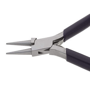 Usine directe Mini pince à bec rond en acier inoxydable bricolage couleur fil travail bijoux faisant des outils pour un usage féminin - Product Image 3