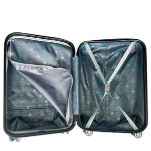ABS Hard 38x22x55 cm carrello portabagagli a mano 4 ruote con maniglia telescopica per viaggi d'affari - Product Image 3