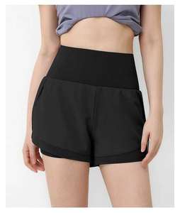 OEM mejor servicio al por mayor 2025 nuevo verano doble ropa para correr mujeres Fitness gimnasio pantalones cortos transpirables Yoga Jogger pantalones para la venta - Product Image 2