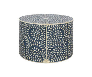 Table basse élégante au design moderne, écologique, avec incrustation de nacre, structure en métal, tabouret d'appoint fait main, meubles de salon, nouveauté - Product Image 4