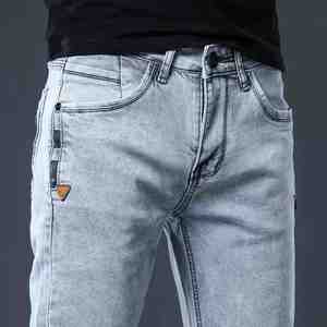 Los pantalones vaqueros de algodón transpirables de talla grande para hombre más vendidos para trabajo y ropa de calle estilos clásicos informales y formales al por mayor - Product Image 2