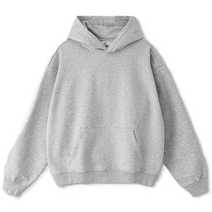 เสื้อฮู้ดดี้ผ้าเฟรนช์เทอร์รี่หนา 445 GSM สำหรับผู้ชาย ผ้าฝ้าย 100% สำหรับฤดูหนาว ปักลายสตรีทแวร์ มีกระเป๋า ระบายอากาศได้ดี เหมาะสำหรับงานพิมพ์ลาย - Product Image 1