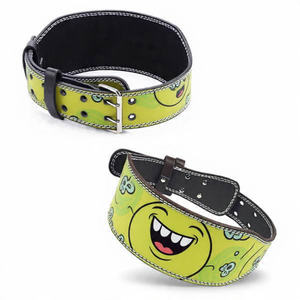 Cinturón de Gimnasio para Levantamiento de Pesas, Diseño Anime, 10MM, Cuero PU Suave, Resistente, Transpirable, Antideslizante, para Entrenamiento de Powerlifting - Product Image 6