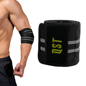 Flexible gimnasio entrenamiento codo protección levantamiento de pesas entrenamiento compresión elástica Deadlift vendaje Powerlifting Fitness elástico - Product Image 3