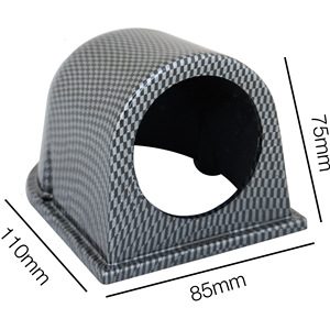 Soporte horizontal para instrumentos con 1 orificio, aspecto de carbono - Product Image 2