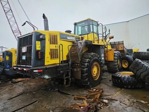 Le japon a fait Komatsu Wa600-6 chargeur sur pneus à grande échelle 12ton 6.0cbm seau, peinture originale Wa600 2012 modèle à bas prix - Product Image 3