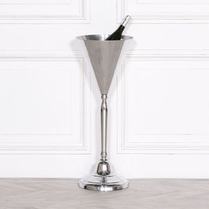Seau à glace à vin en or royal avec support Baignoire à champagne moderne en acier inoxydable pour bar, hôtel, fête, boissons - Product Image 3