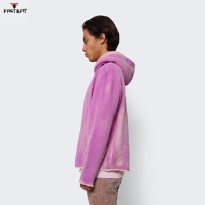 Custom Logo Hot Selling Long Sleeve Oversized Thermal Pullover Streetwear Style for Winter hoodies <b>men</b> <b>men's</b> hoodies - Product Image 4