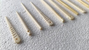 Agujas de tejer de hueso natural portátiles hechas a medida para reventa de manualidades de mechones y ganchillo para proyectos de arte y artesanía - Product Image 5