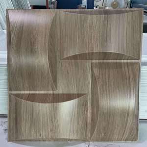 Irini, recién llegado, Panel de pared de listón 3D, Panel texturizado estriado 3D para decoración del hogar, nogal - Product Image 3