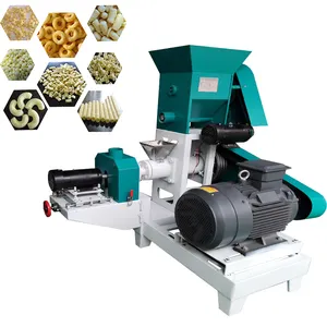 Multifunctionele Snackmachine Automatische Bladerdeeg Maïs Maken Extruder Machine Snack Corn Sticks Extruder