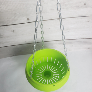 Maceta colgante de cadena, duradera y elegante, perfecta para interiores/exteriores, ideal para flores o vegetación, ahorra espacio elegante - Product Image 4