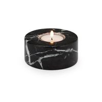 Support de bougie en marbre au design moderne, illustrations sérigraphiées, imperméable, écologique, décoration artisanale pour la table de Noël