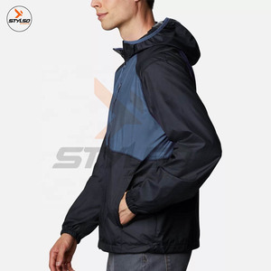 New Custom <b>mens</b> <b>Pullover</b> Half Zipper outdoor waterproof windbreaker <b>jacket</b> sport <b>jacket</b> with hoodie - Product Image 3