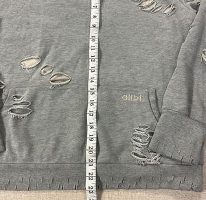Sudadera con Capucha Personalizada con Logotipo, Diseño Nuevo, Tejido de Punto Desgastado, de Alta Calidad, Térmica, Talla Grande, para Hombre, Poliéster/Algodón - Product Image 4