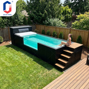 Luxury Container Swimming <b>Pool</b> Plug and Play Fiberglass Modular Backyard Resort Outdoor <b>Pool</b> - Product Image 4