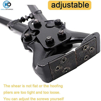 Kit d'outils professionnels pour le soin des sabots de chevaux, cisailles métalliques, coupe-sabots, pinces à sabots réutilisables, KAHLU ORTHOPEDIC, vétérinaire