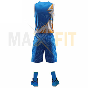 ชุดกีฬา Maxfit ชุดบาสเก็ตบอลชุดบาสเก็ตบอลออกแบบได้ตามต้องการ - Product Image 3
