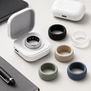 ปลอกหุ้มแหวนอัจฉริยะแบบกำหนดเองได้ ใช้ร่วมกับ Samsung Galaxy Ring รองรับโปรแกรมโลโก้แบรนด์ส่วนตัว ชุดซิลิโคน 4 ชิ้น - Product Image 4