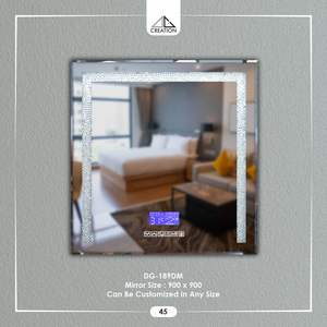 Miroir LED sans cadre pour salle de bain moderne et minimaliste avec réflexion claire pour les espaces intérieurs modernes en provenance d'Inde - Product Image 4