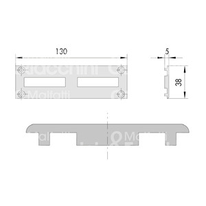 ไนล่อน contropiastra ต่อ Series: 44220 - 221 - 225 - 226 - Product Image 1