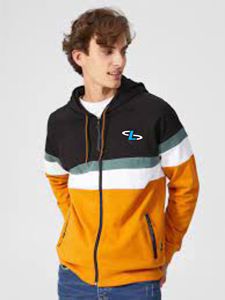 100% เสื้อมีฮู้ดผ้าฝ้ายแบบยูนิเซ็กส์ซิปเต็มแบบสั่งตัดมาพร้อมโอเวอร์ไซส์และคอเสื้อมีฮู้ด - Product Image 3