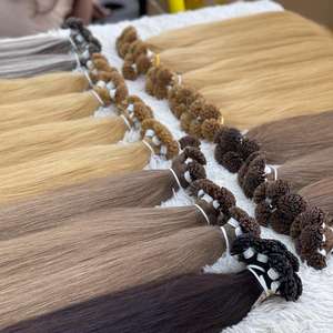 Meilleure Qualité 100% Raw Vietnam Remy Extensions de Cheveux Usine En Gros Kératine Conseils Plats Acheter en Gros avec Remise - Product Image 5