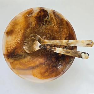 Ensemble de serveurs à salade en résine écologique de haute qualité avec longues poignées, cuillères de cuisine pour un usage domestique - Professionnels de la vente en gros - Product Image 3