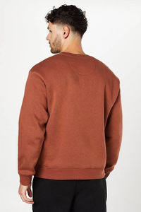 Sudadera de Felpa de Alta Calidad 100% Algodón para Hombre, Cuello Redondo, Talla Grande, Ajuste Regular, Estampado Transpirable, Otoño - Product Image 3