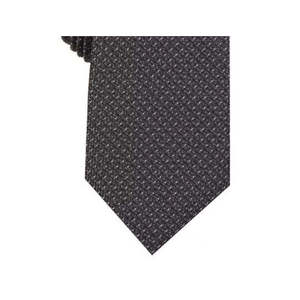 Cravatta Slim Nera in Seta da Uomo Alfani, Taglia Regolare, Stile Casual con Design Ricamato e Stampa Paisley alla Moda - Product Image 3