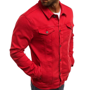 Chaqueta Vaquera de Invierno Personalizada para Hombre - Alta Calidad, 100% Algodón, Transpirable, de Secado Rápido, Ecológica, OEM, Estilo Casual Urbano, Lavado a la Piedra - Product Image 2