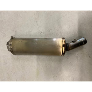 Silencieux d'échappement gauche d'origine DUCATI 848 EVO 2011-2013 en acier inoxydable pour moto avec adaptateur 51 mm, état neuf - Product Image 2