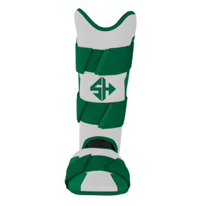 Espinilleras de Béisbol de Cuero Fáciles de Usar con Correas de Liberación Rápida para una Protección Profesional y Transiciones Más Rápidas en el Campo - Product Image 1