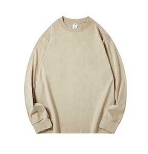 Vente en gros d'usine de t-shirts à manches longues pour hommes, t-shirts à manches longues pour hommes, style décontracté, coupe personnalisée, fournisseur OEM/ODM - Product Image 4